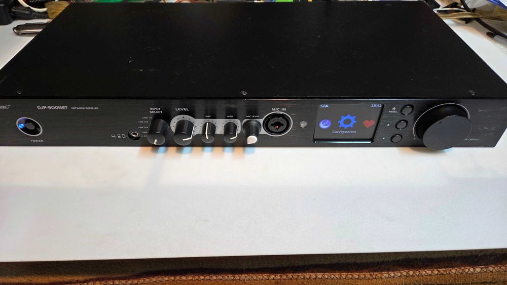 Omnitronic DJP-900NET Class D Amplifier with bluetooth, Internet Radio