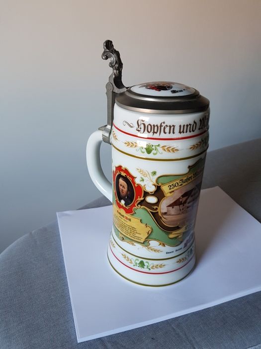 Halbă bere ceramică