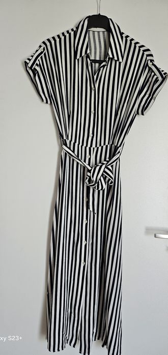 Rochie tip cămașă M-L vâscoza Sinsay