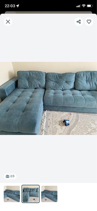 Мягкий диван 3 м