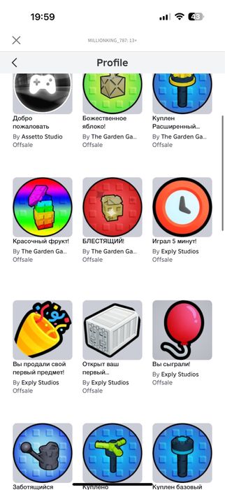 аккаунт в роблокс с гарантией