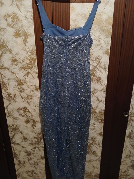 Дамска рокля с паети