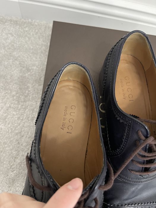 Pantofi Gucci de piele barbatesti