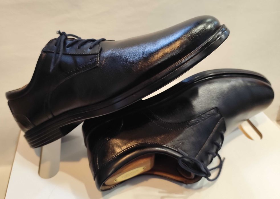 Pantofi derby 43 43.5 premium Clarks piele naturala moale