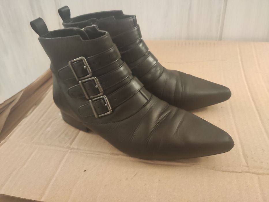 Mango боти естествена кожа 37 номер в отлично състояние.