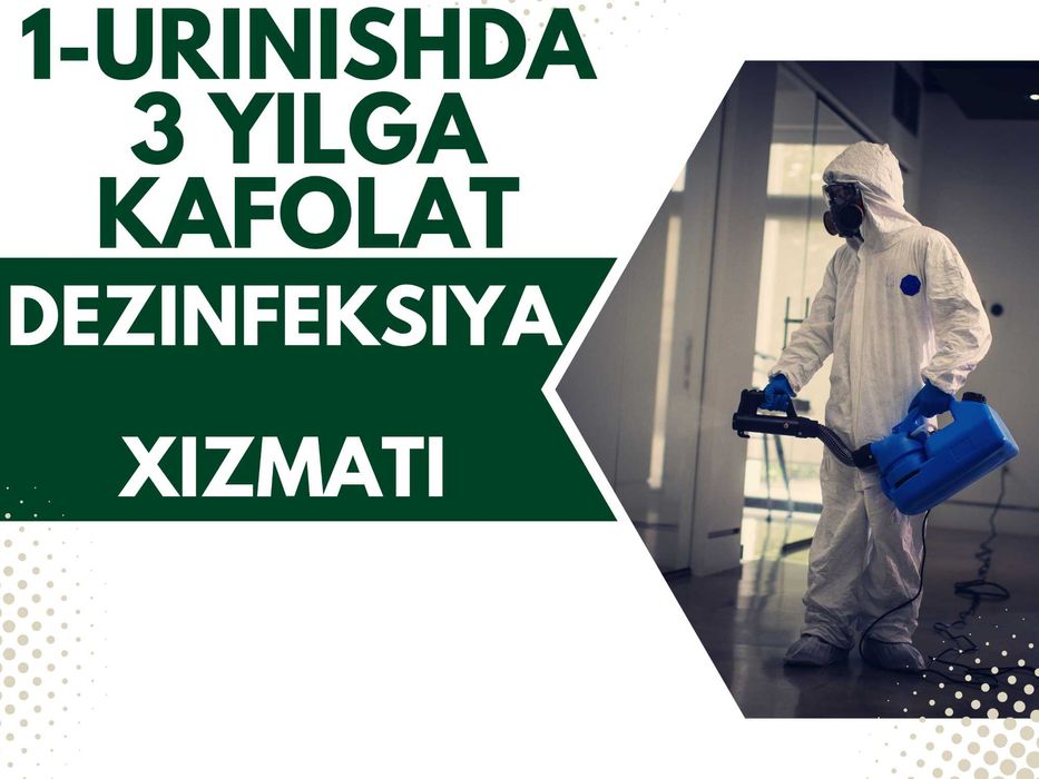 Dezenfeksiya Дезинфекция dezinfeksiya клоп klapa tarakan таракан 100%