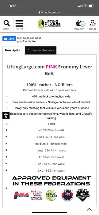 РОЗОВЫЙ пояс для приседаний