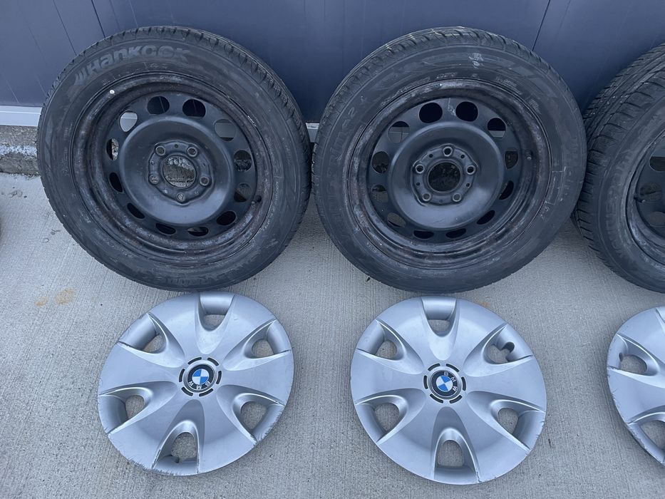 Anvelope cu Jante BMW 16” si capace originale