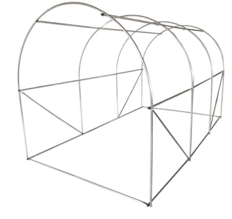 Здрава конструкция за оранжерия - поцинковани тръби и лесен монтаж