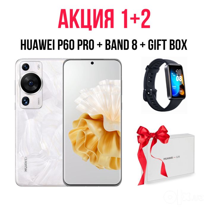 Huawei P60 Pro Black and White Rococo 8/256gb: 11 520 000 сум ...