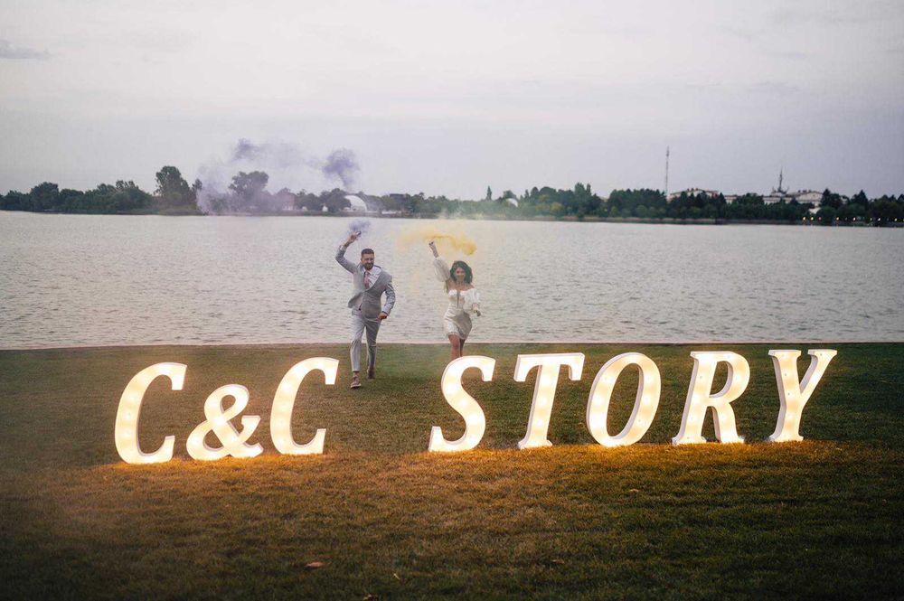 Închiriere Litere Volumetrice Luminoase - Nuntă, Botez, Aniversare