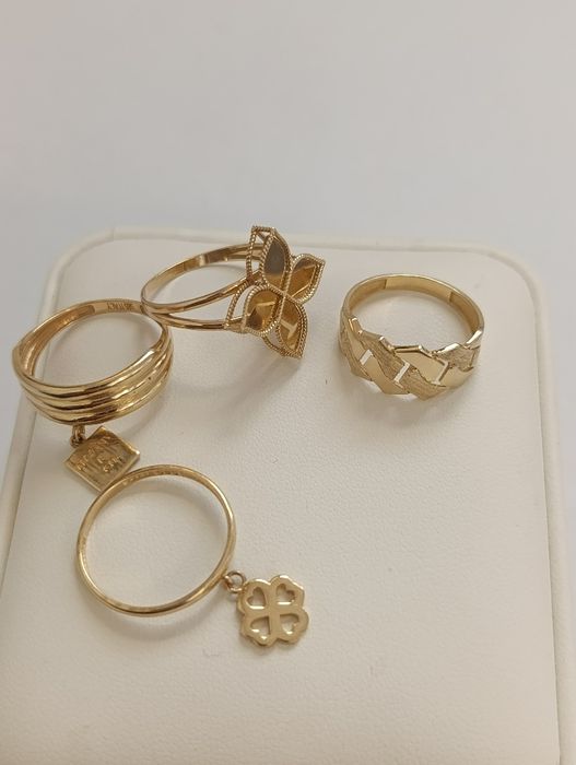 Золотая кольцо Vanklift , проба 585, вес 1,4 раз 17,