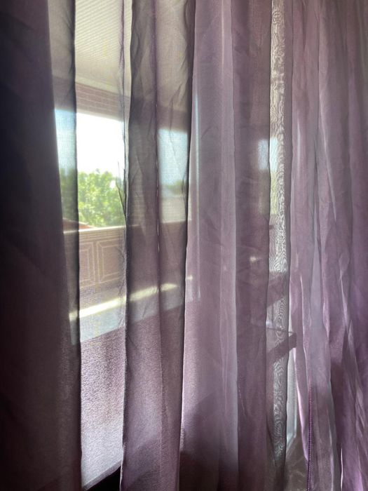 Шторы для окна у лестницы