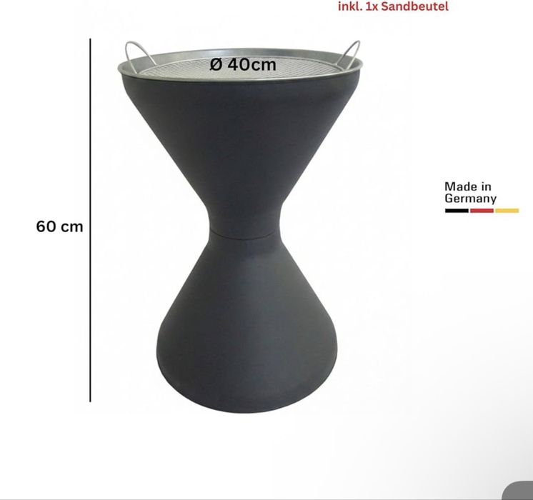 Външен пепелник DIABOLO – метален, за заведение/тераса