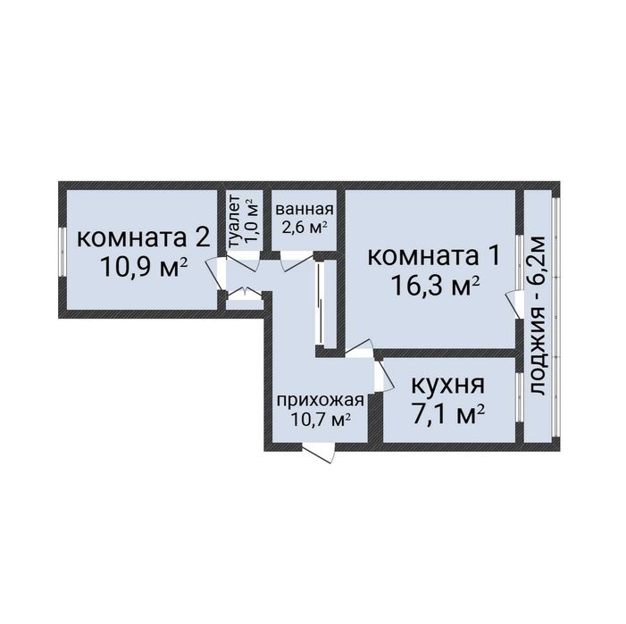 2-комн.кв.ул.пл. в центре