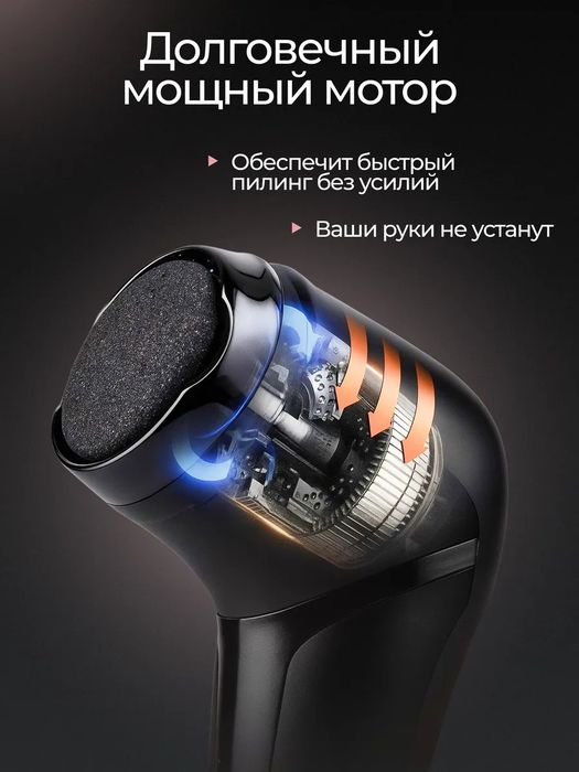 Пилка для ног и пяток электрическая терка для педикюра