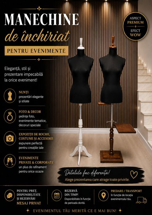 Închiriez manechine,  cabină magică pentru evenimente