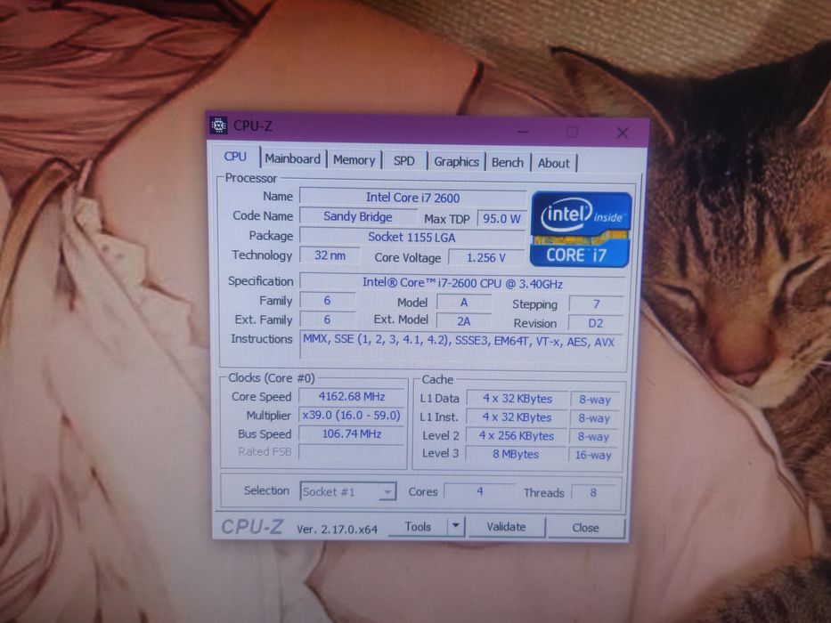 Intel core I7 2600