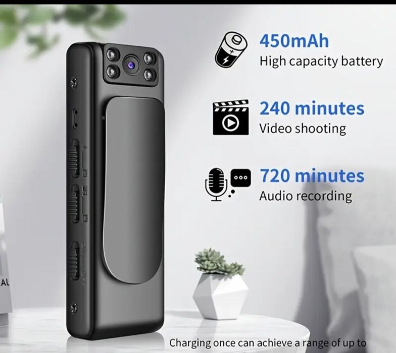 Карманная носимая видеокамера