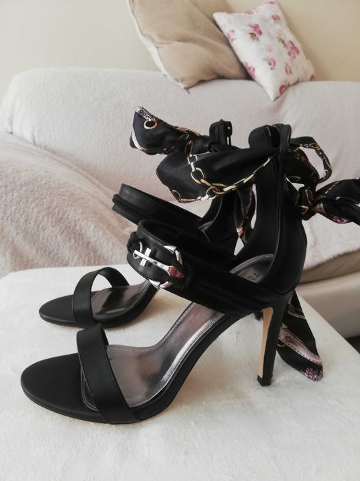 Елегантни дамски сандали на ток, 37 номер