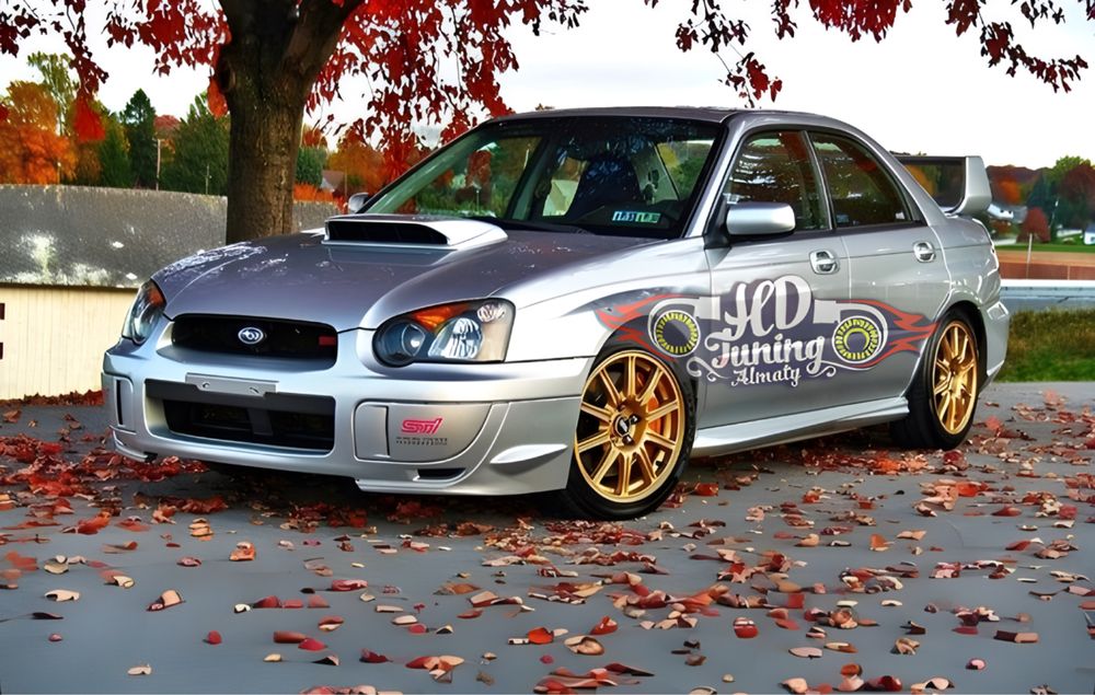 Бампер передний STI Subaru Impreza GDB Конь