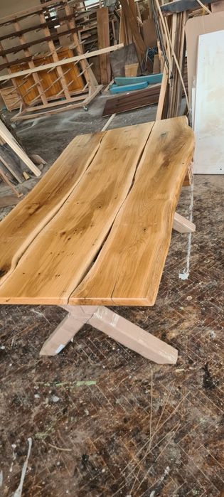 Плотове за трапезни и холни маси от дъб и орех