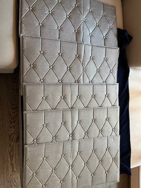 продавам 5 бр. декоративни панели (протектори) за стена за легло