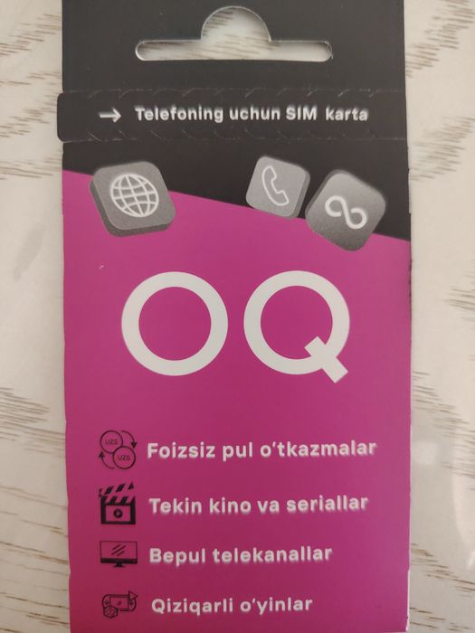 Sim.. Karta OQ..