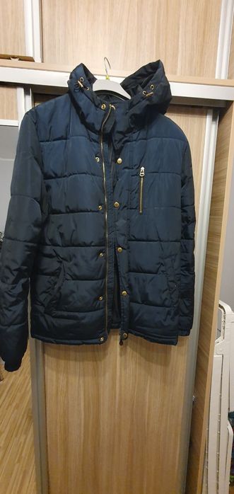 Geaca fas H&M bleumarin