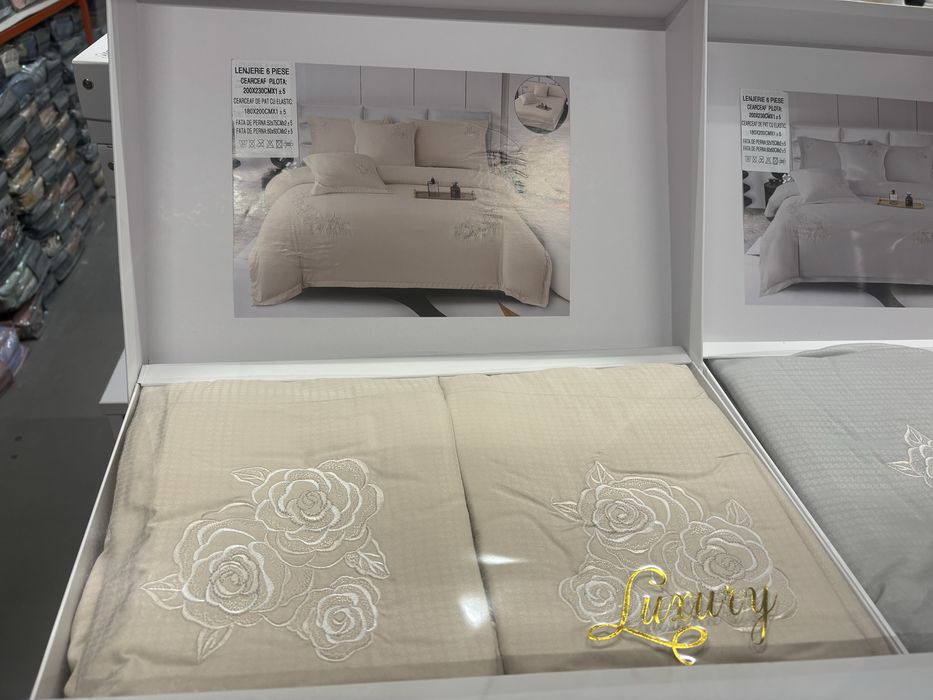 Lenjerii de pat premium din bumbac satinat