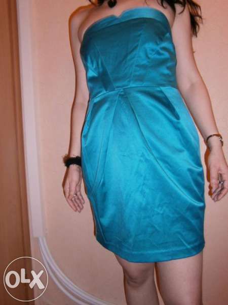 Нова елегантна тюркоазена рокля "Atmosphere" - размер 40,UK 12