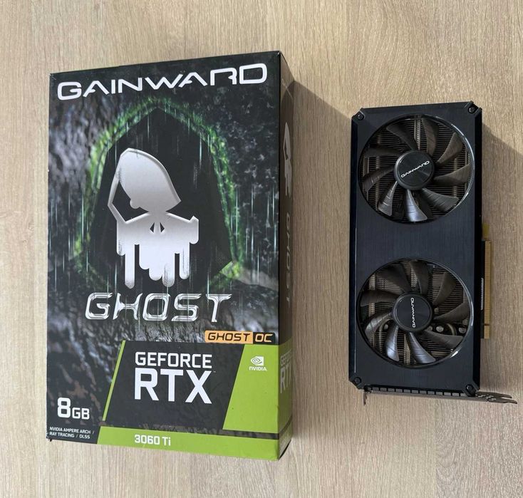 RTX 3060 Ti Gainward Ghost OC 8GB GDDR6 - sigiliu intact, ca nouă