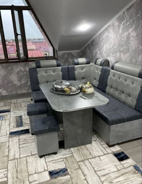 Двухкомнатная квартира мансарда ,сергели янгихает , евроремонт