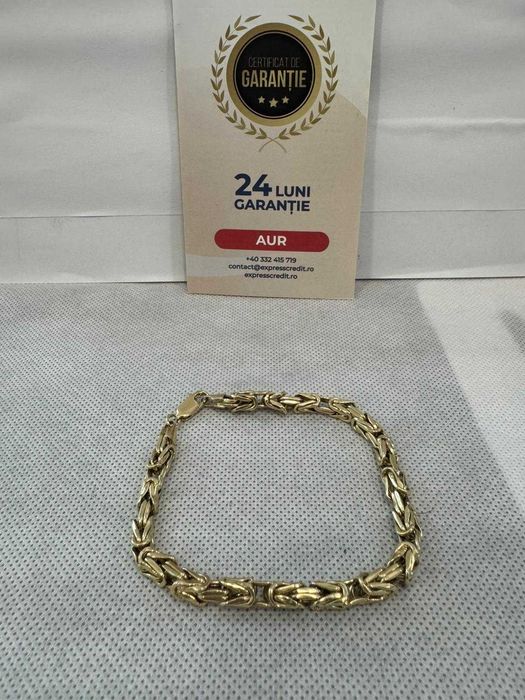 (Ag41) Bratara aur 14K B6178 - Certificat de garanție! Ridicare din agentie!
