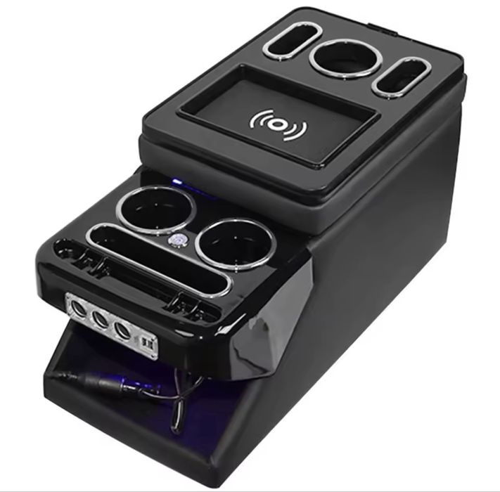 Cotiera Cutie Depozitare Caseta Suport LED Mercedes Vito V-Class W447 2014-2023 USB Cutie Centrala Consola