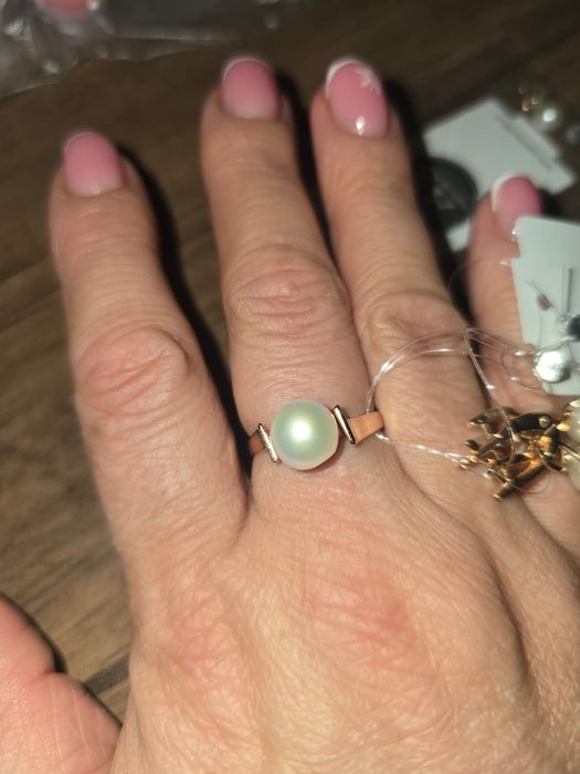 Кумуш 925 заводской,жемчуг натуралка