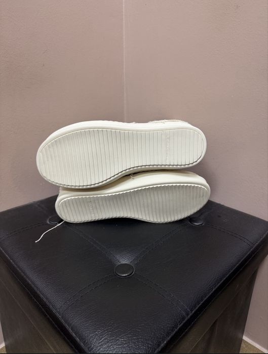 Adidasi Rick Owens DRKSHDW high top canvas distressed