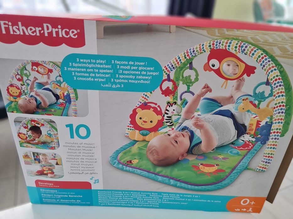 Активна гимнастика Fisher Price - Тропическа гора, музикална