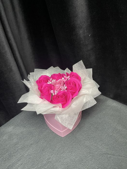 Aranjamemte florale trandafiri din sapun