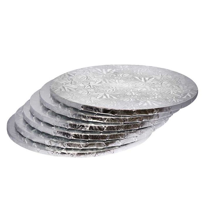 5 Броя Подложки за Торта, Височина 12 мм, 3 Размера