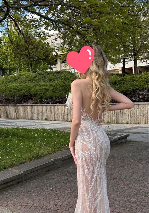 Абитюрентска рокля размер хс-Pembe Kenan