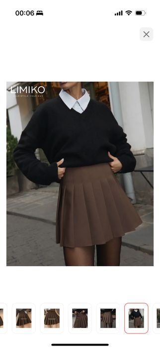 Юбка коричневое 46-48