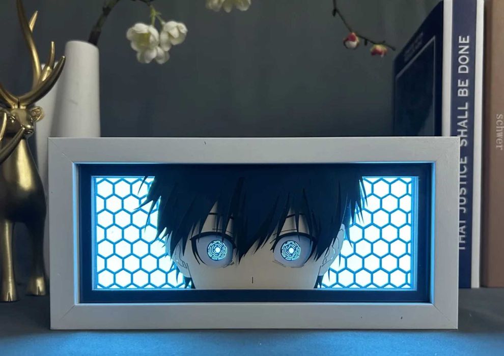 Аниме ночник 3D блюлок