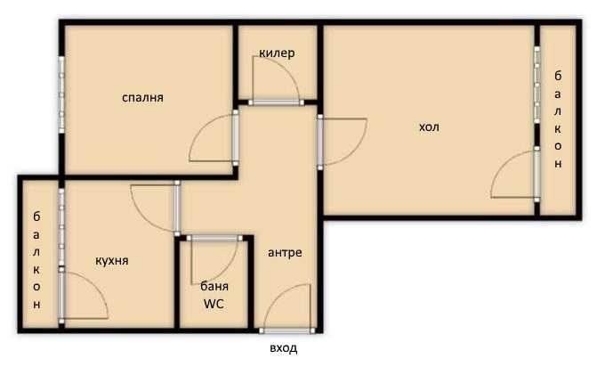 Продава се Двустаен апартамент в София, Люлин 7 - 65 кв.м за 1138 €/кв.м - Снимка #8