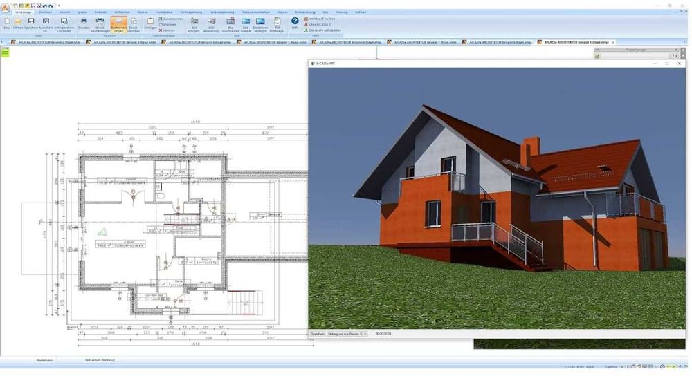 ArCADia BIM 3D Arhitekt Софтуер за архитектура проектиране DWG чертежи