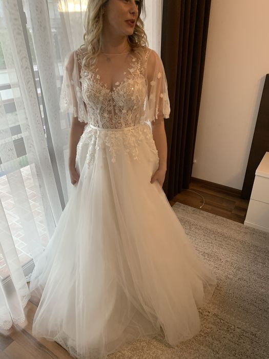 Rochie mireasa unicat (facuta la comanda), marimea S