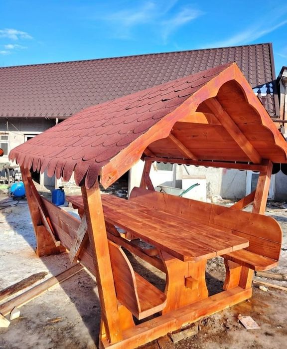 Foișor lemn masiv rustic