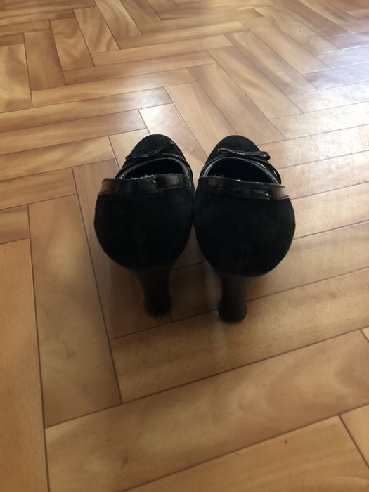 Pantofi dama, piele naturala intoarsa