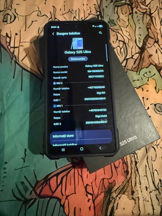 Vand Samsung s25 ultra 1tb/12gb ram