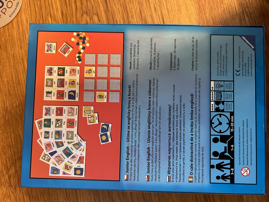 Настолна игра пътешествие, игра английски език